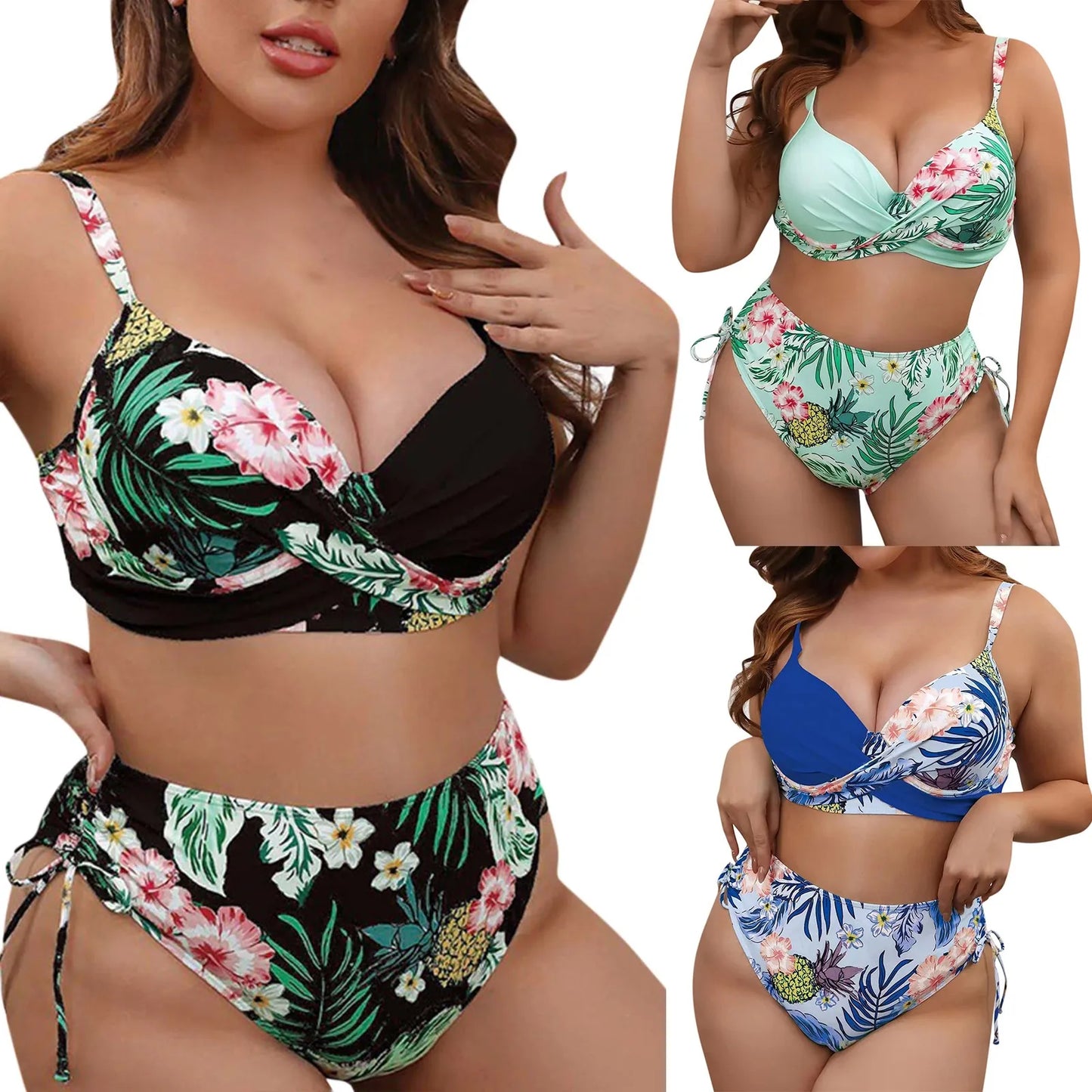 Biquini Plus Size Floral