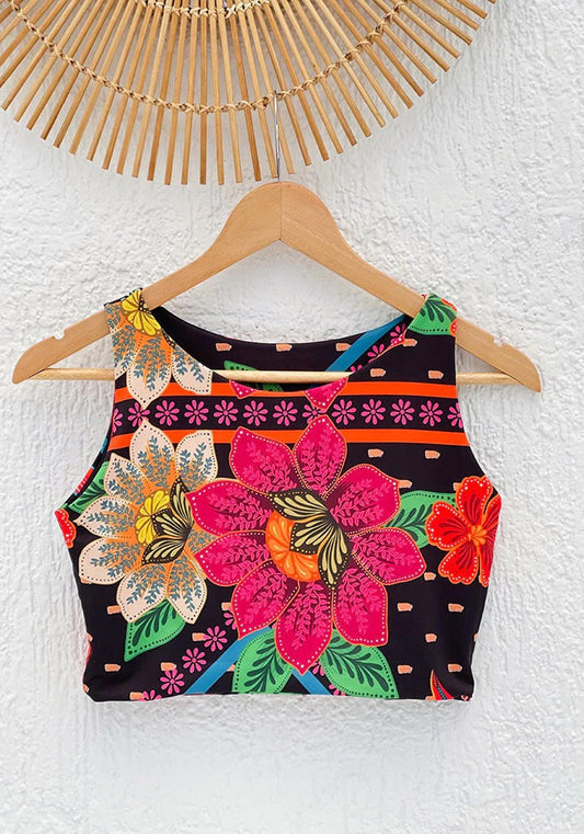 Cropped Maysa Bela Flor